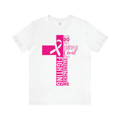 Breast Cancer Fighting Cross Tee