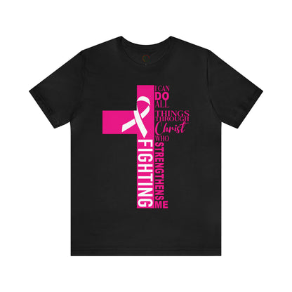 Breast Cancer Fighting Cross Tee