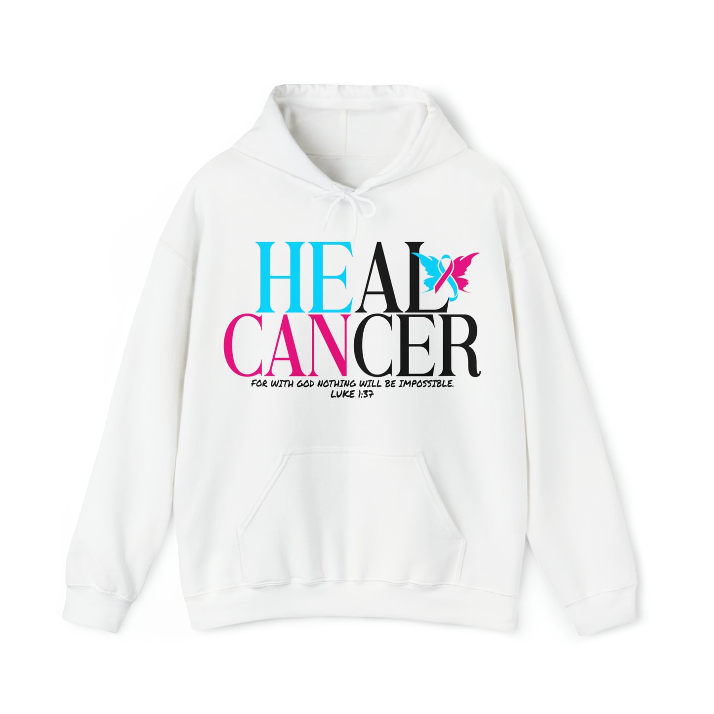 Heal Cancer (Men) - Breast Cancer Awareness Hoodie