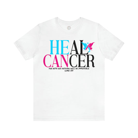 Heal Cancer (Men) - Breast Cancer Awareness Tee